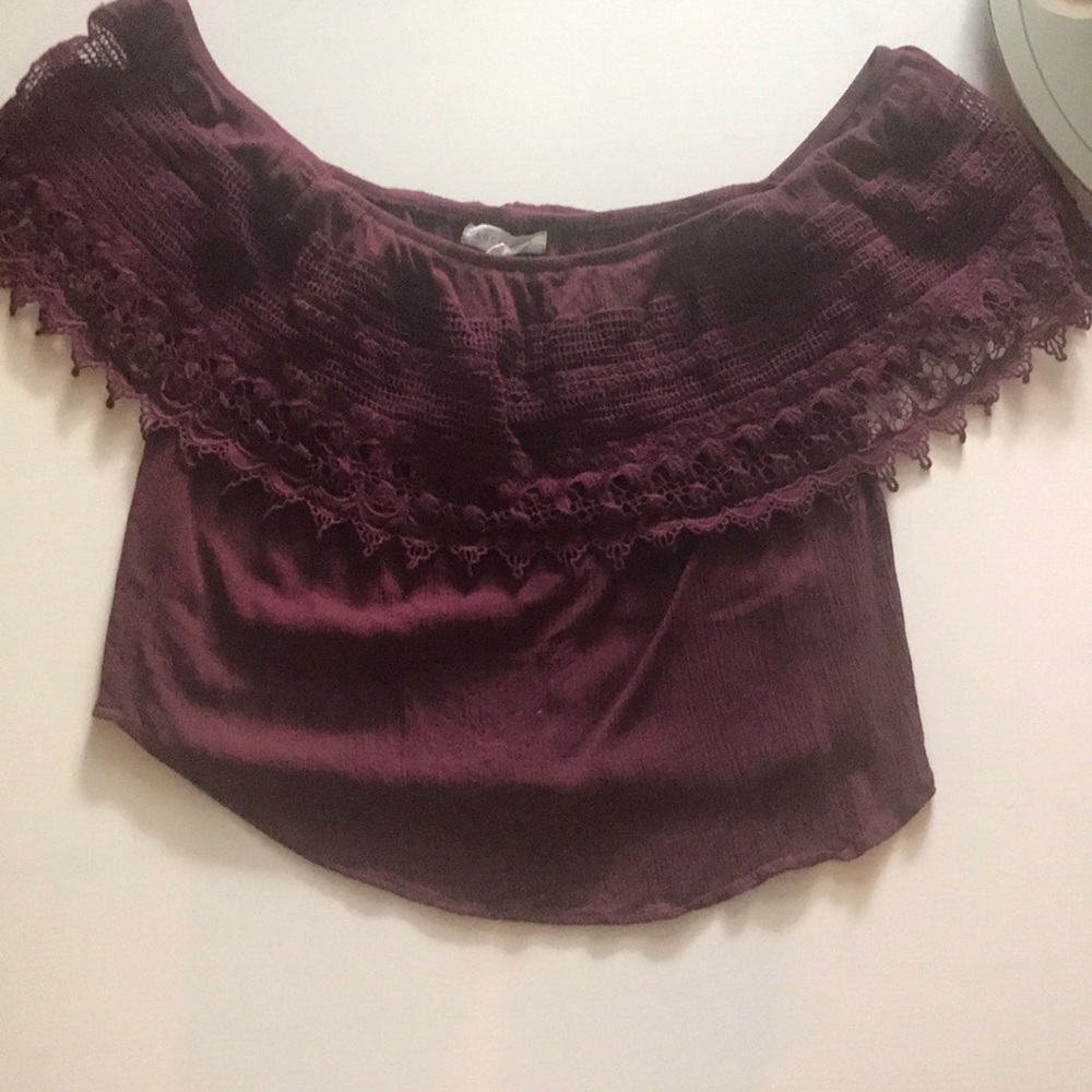 Socialite off the shoulder top